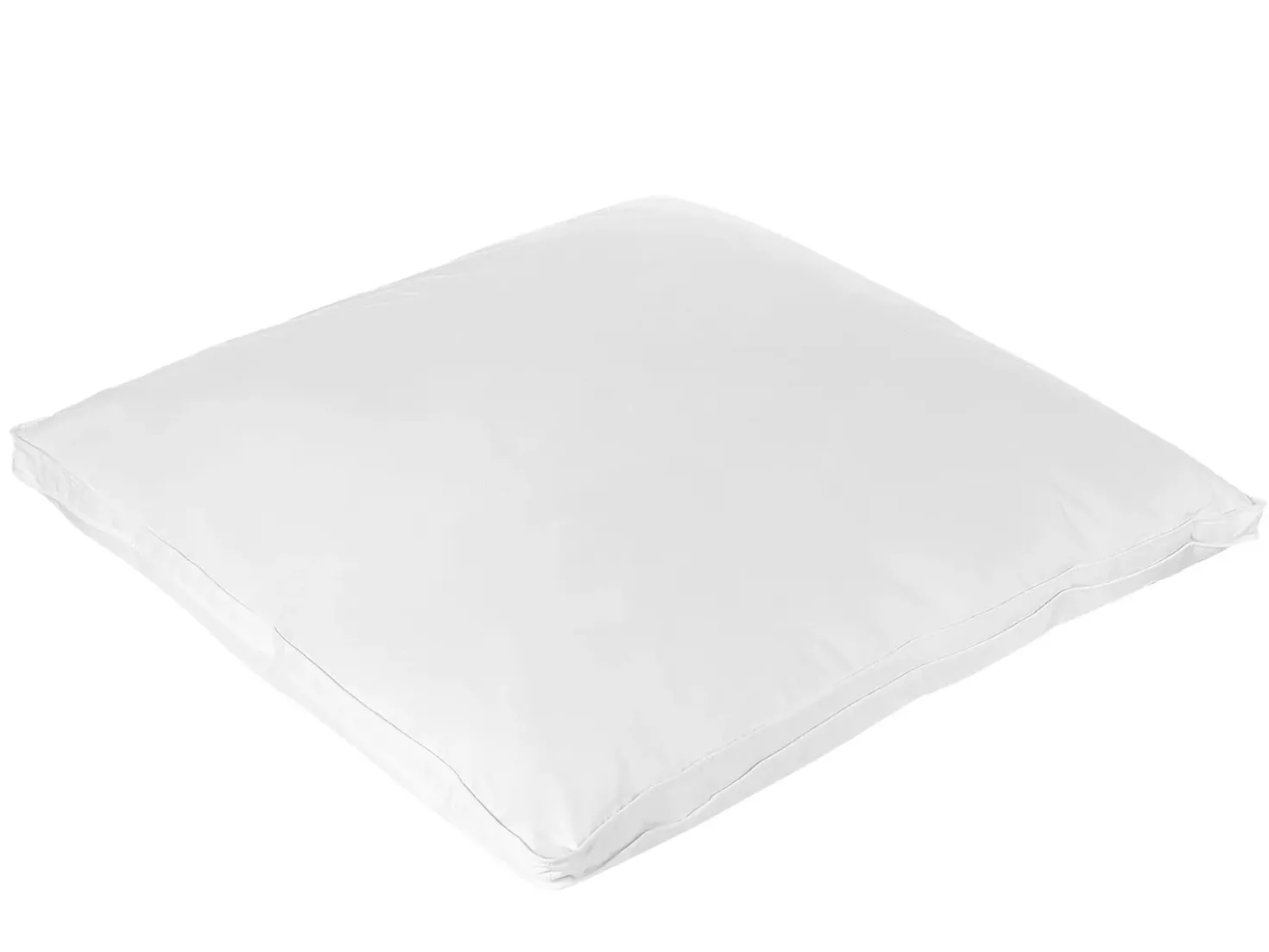 Cuscino da letto VIHREN Basso Piuma e piumino d'anatra 80 x 80 cm Bianco