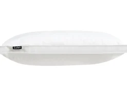 Cuscino da letto VIHREN Basso Piuma e piumino d'anatra 80 x 80 cm Bianco