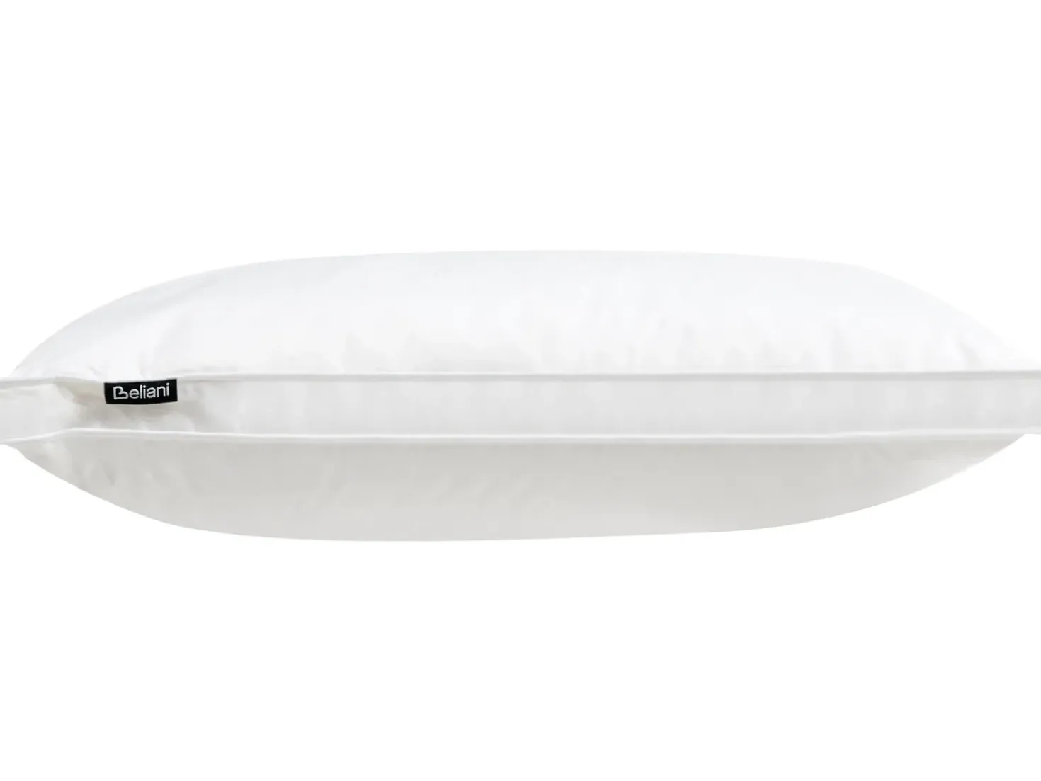 Cuscino da letto VIHREN Basso Piuma e piumino d'anatra 80 x 80 cm Bianco