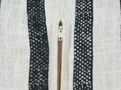 Cuscino da pavimento ASHTI Cotone Nero/Bianco