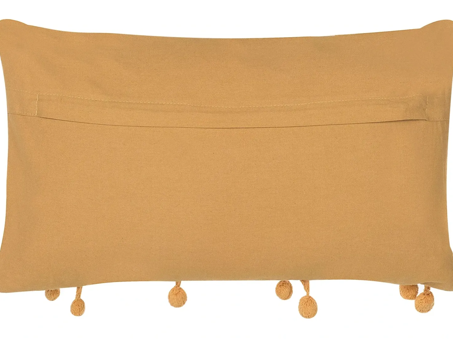 Cuscino decorativo AYROOR 30 x 50 cm Senape Trama geometrica
