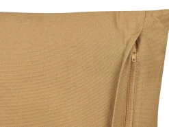 Cuscino decorativo BANYAN Cotone 45 x 45 cm Beige sabbia Trama geometrica