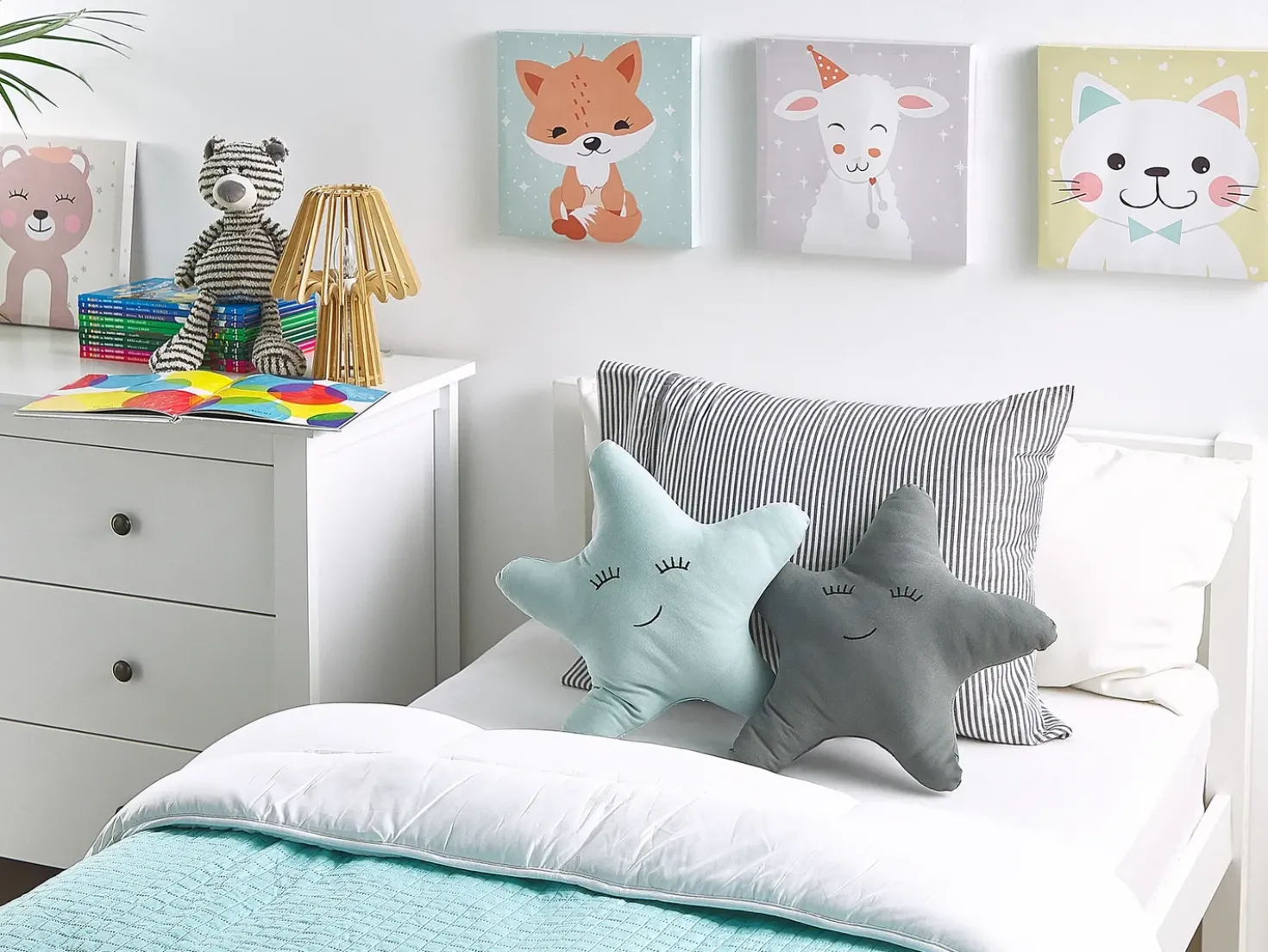 Cuscino decorativo BHOPAL Cotone 40 x 40 cm Grigio Stella