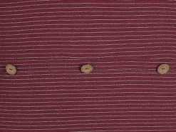 Cuscino decorativo CAMPANULA 45 x 45 cm Rosso Tinta unita