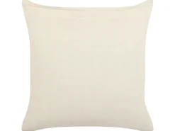 Cuscino decorativo CERCIS Cotone 45 x 45 cm Beige Trama geometrica