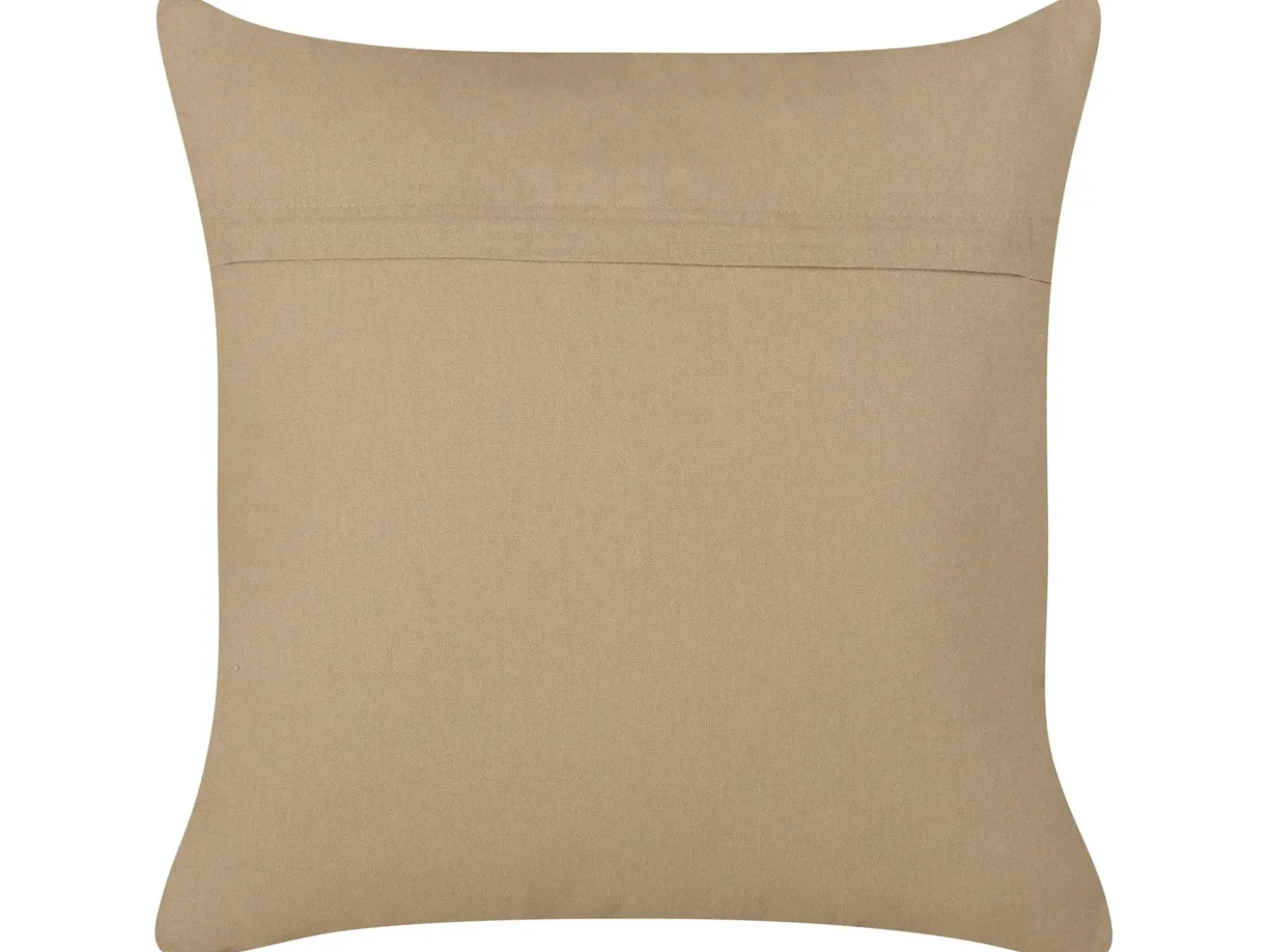 Cuscino decorativo COLLOMIA Bouclé 45 x 45 cm Beige Trama geometrica