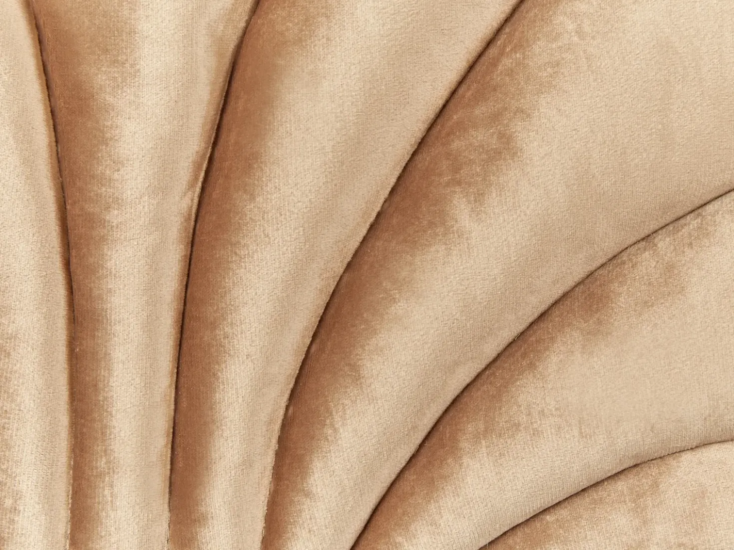 Cuscino decorativo CONSOLIDA Velluto 47 x 35 cm Beige sabbia Tinta unita