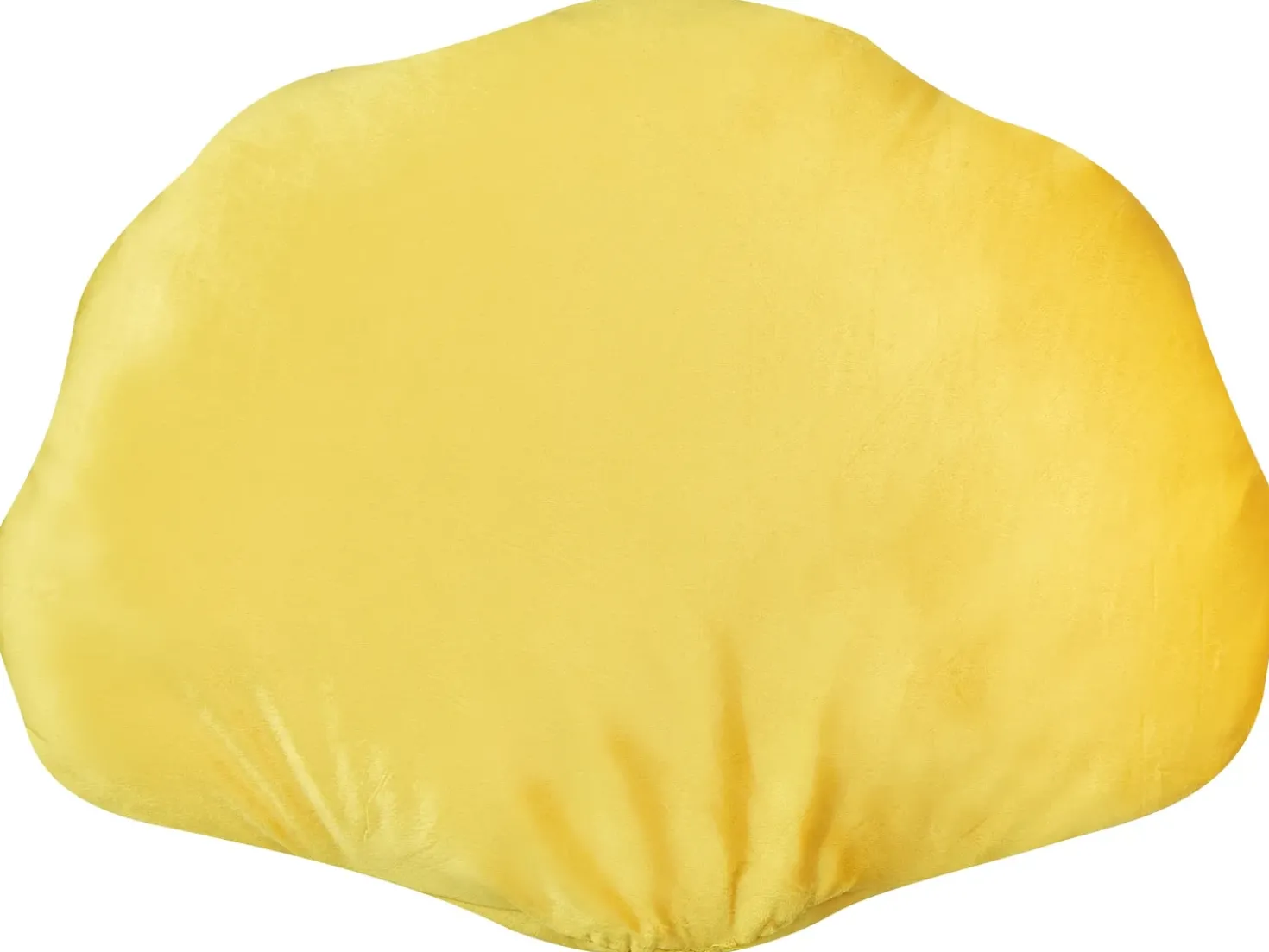 Cuscino decorativo CONSOLIDA Velluto 47 x 35 cm Giallo Tinta unita