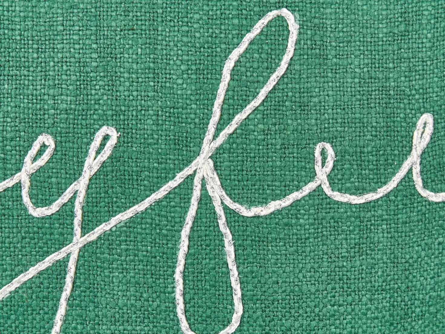 Cuscino decorativo ELETTARIA Cotone 45 x 45 cm Verde Modello natalizio