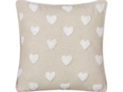 Cuscino decorativo GAZANIA Cotone 45 x 45 cm Beige