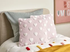 Cuscino decorativo GAZANIA Cotone 45 x 45 cm Rosa pastello