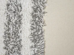 Cuscino decorativo HELICONIA Cotone 45 x 45 cm Beige A strisce