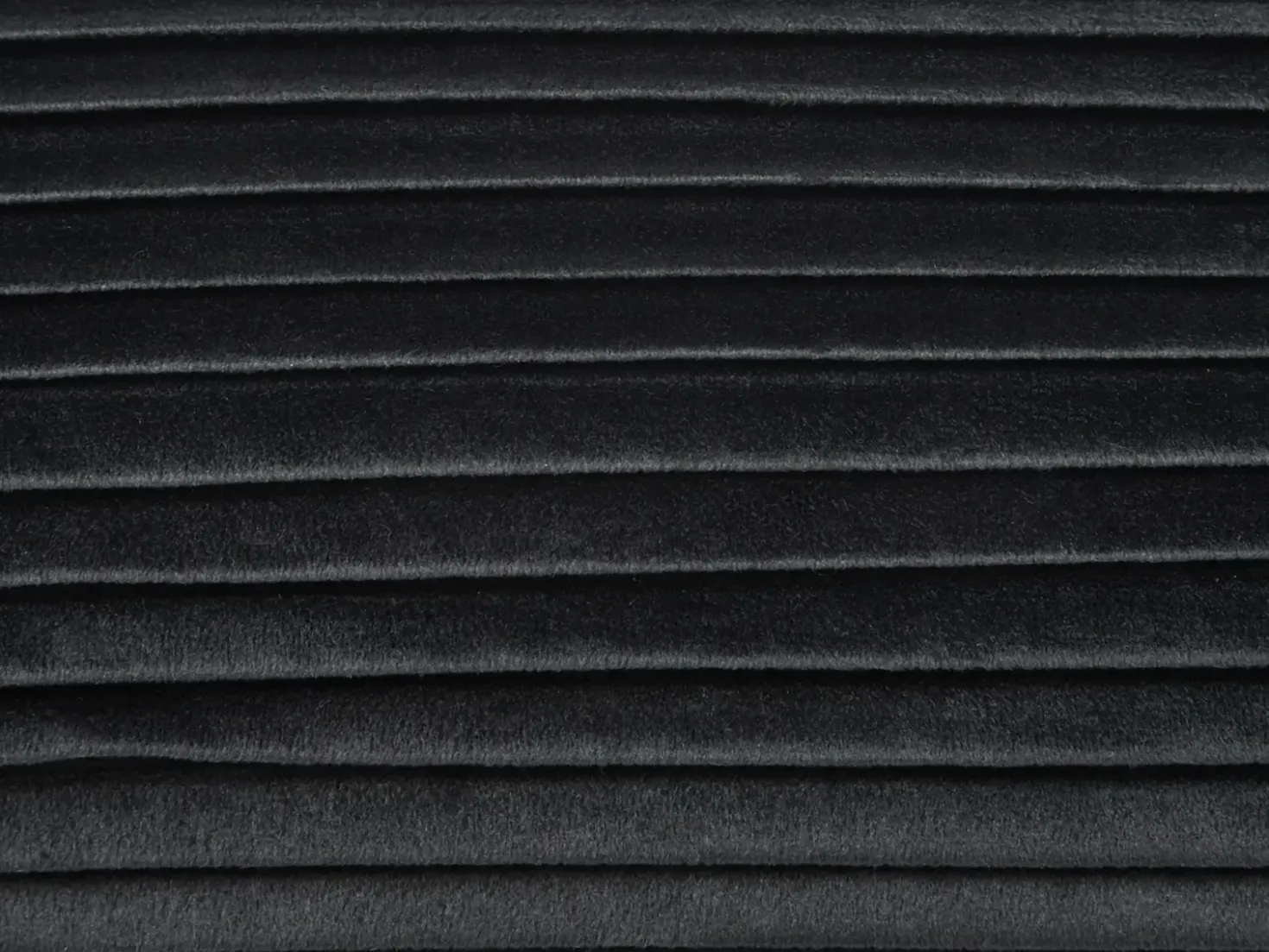 Cuscino decorativo JONQUIL Velluto 22 x 60 cm Nero Tinta unita