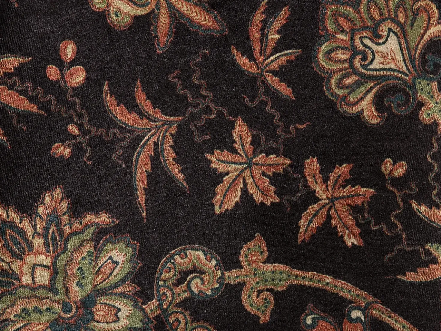 Cuscino decorativo KARUR Cotone 45 x 45 cm Marrone Trama floreale