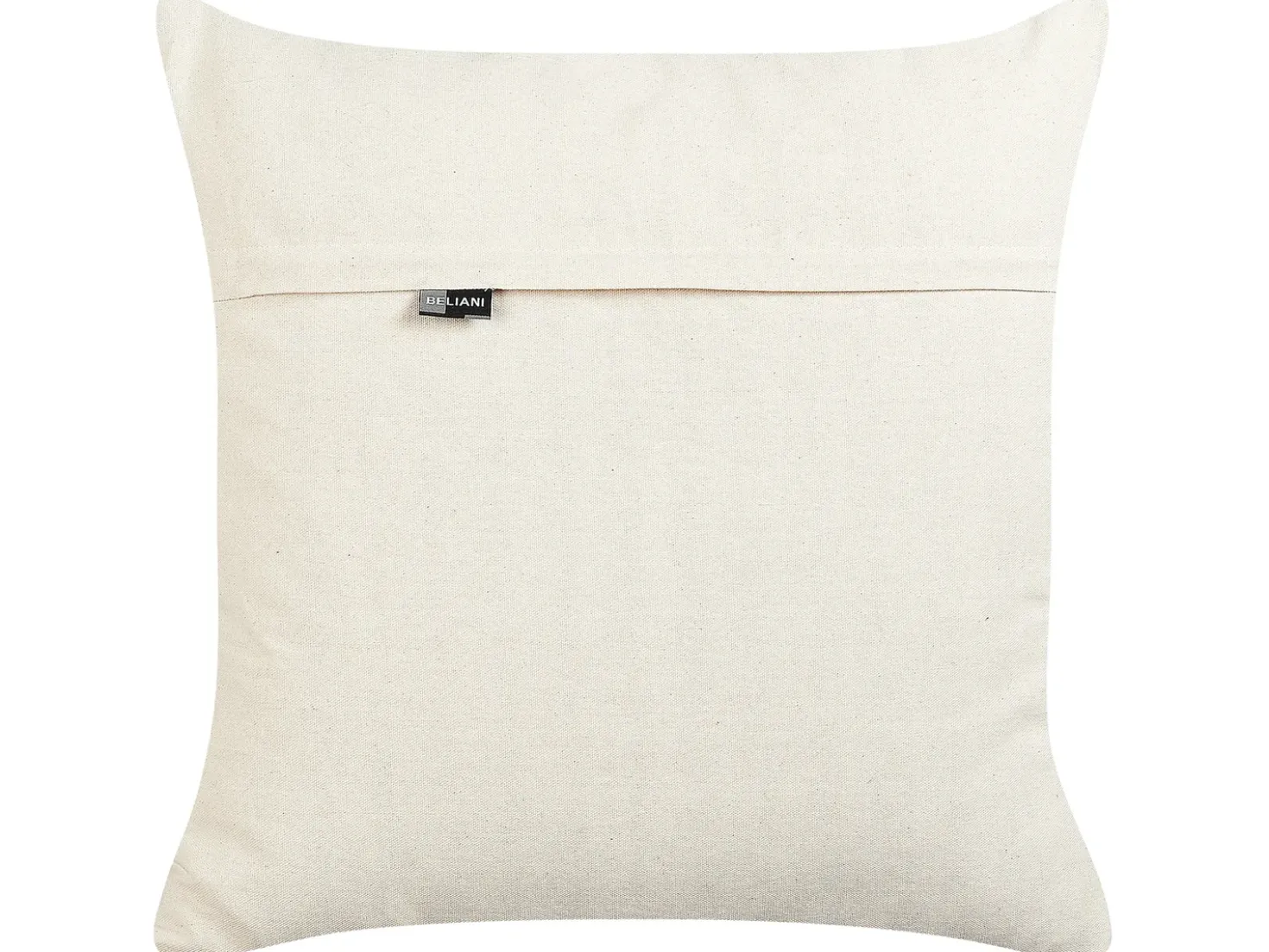 Cuscino decorativo KHORA Cotone 50 x 50 cm Nero Trama geometrica