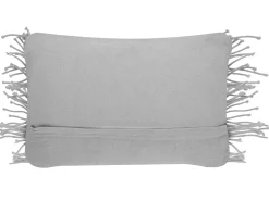 Cuscino decorativo KIRIKKALE Cotone 30 x 45 cm Grigio Trama geometrica
