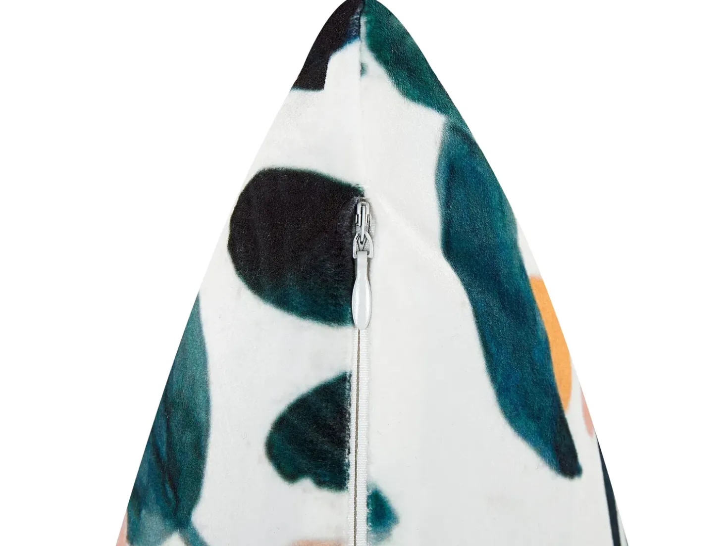 Cuscino decorativo KNAUTIA Velluto 45 x 45 cm Multicolore Trama di piante