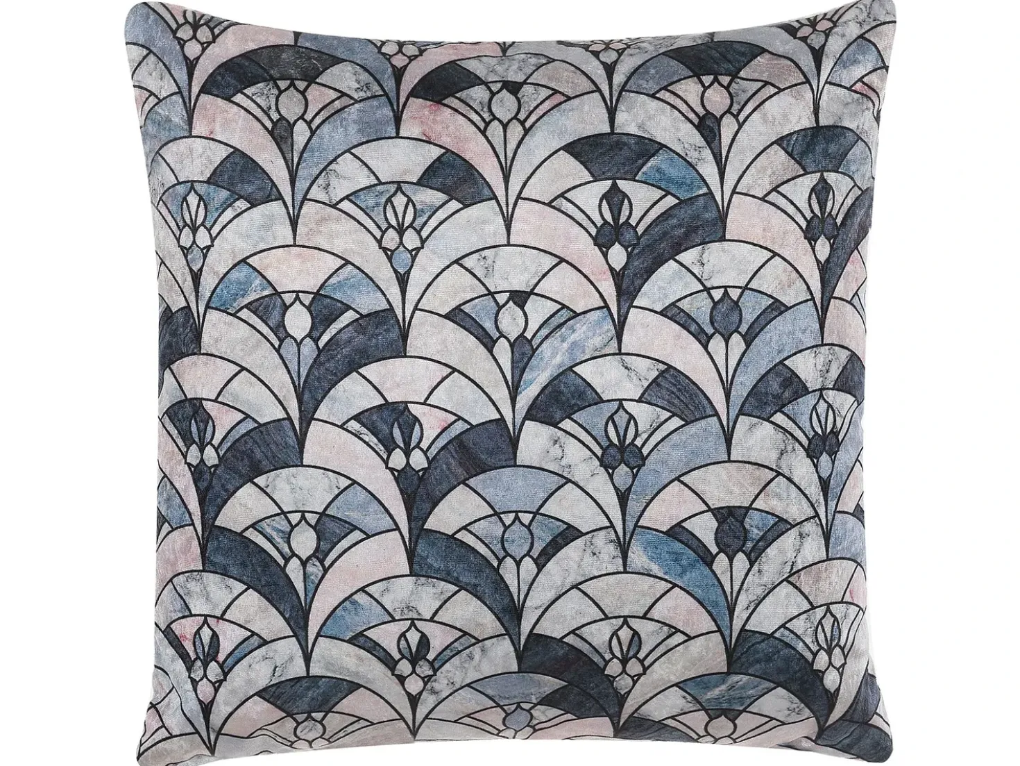 Cuscino decorativo KOODAL 45 x 45 cm Multicolore Trama geometrica