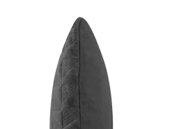 Cuscino decorativo LALAM Cotone 45 x 45 cm Grigio Trama Chevron