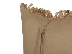 Cuscino decorativo LEDUM Iuta 30 x 50 cm Beige A strisce
