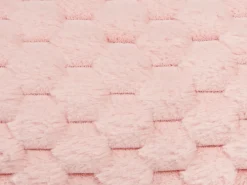 Cuscino decorativo LINDEN Finta pelliccia 22 x 60 cm Rosa Tinta unita