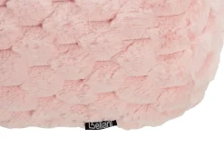 Cuscino decorativo LINDEN Finta pelliccia 22 x 60 cm Rosa Tinta unita