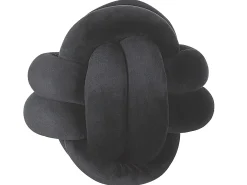 Cuscino decorativo MALNI Velluto 20 x 20 cm Nero Tinta unita