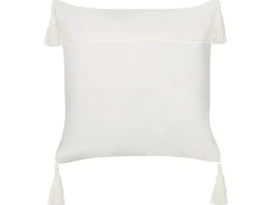 Cuscino decorativo MELOBESIA Cotone 45 x 45 cm Beige Trama di piante