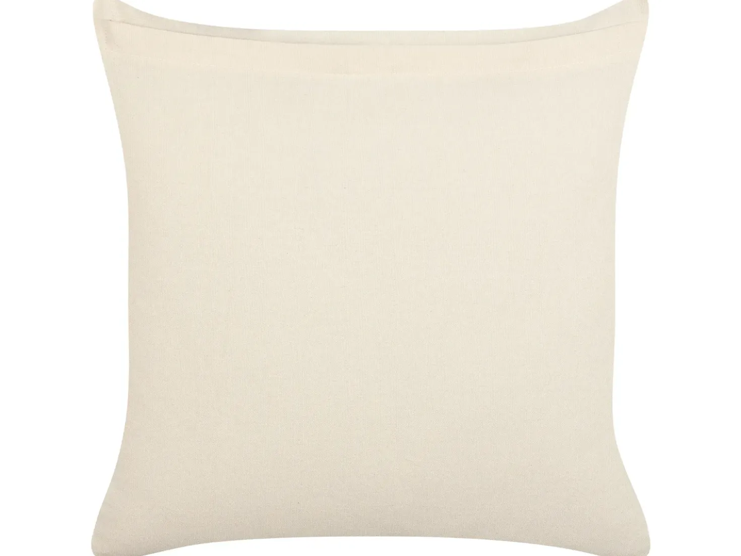 Cuscino decorativo MYRICA Cotone 45 x 45 cm Bianco Trama geometrica