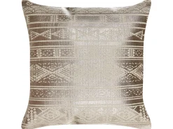 Cuscino decorativo OUJDA Cotone 50 x 50 cm Oro rosa Trama geometrica