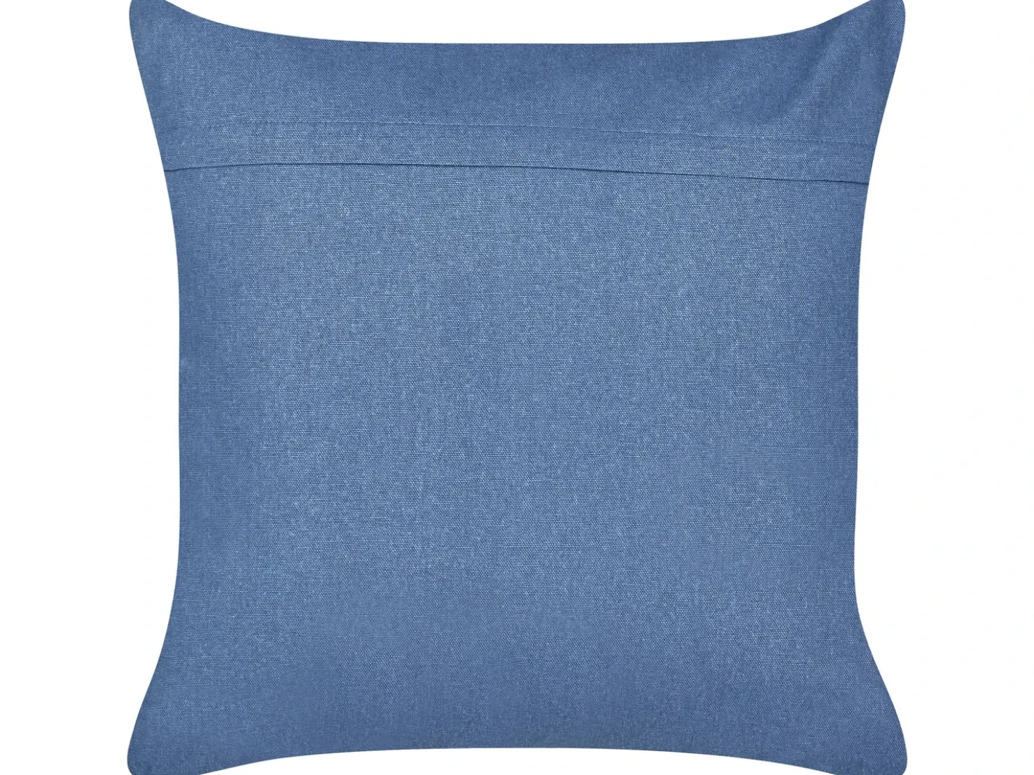 Cuscino decorativo PENTAS Velluto 45 x 45 cm Blu marino Trama animale