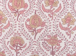 Cuscino decorativo PICEA Cotone 45 x 45 cm Rosso Trama floreale