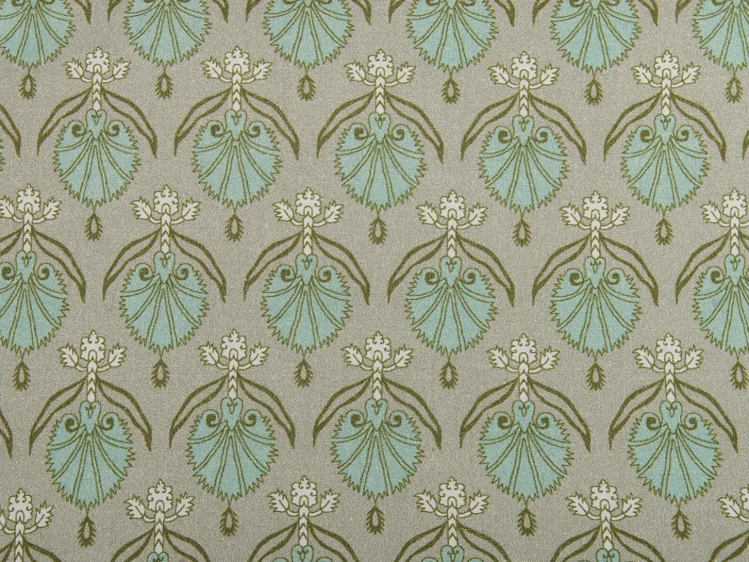 Cuscino decorativo PICTUS Velluto 45 x 45 cm Verde Trama di piante