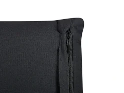 Cuscino decorativo RICINUS Velluto 45 x 45 cm Nero Trama orientale
