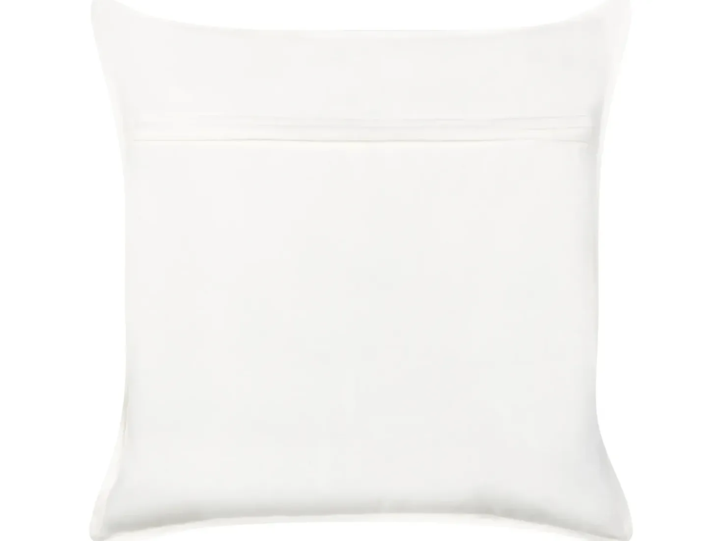 Cuscino decorativo ROCKWEED Cotone 45 x 45 cm Bianco Trama floreale