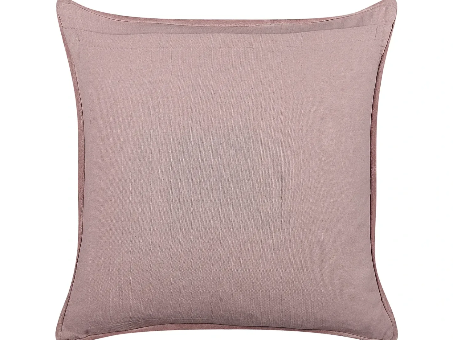 Cuscino decorativo ROMNEYA Velluto 45 x 45 cm Rosa Trama floreale