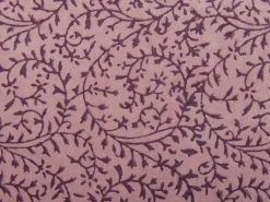 Cuscino decorativo ROMNEYA Velluto 45 x 45 cm Rosa Trama floreale