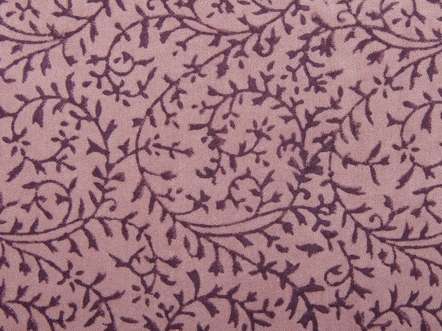 Cuscino decorativo ROMNEYA Velluto 45 x 45 cm Rosa Trama floreale