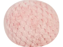 Cuscino decorativo ROSEA Finta pelliccia 30 x 30 cm Rosa Tinta unita