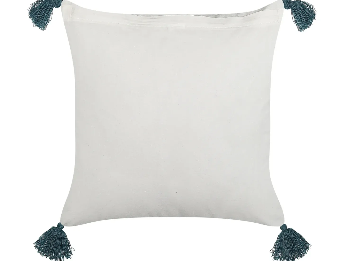 Cuscino decorativo RUMEX Cotone 45 x 45 cm Blu Trama floreale