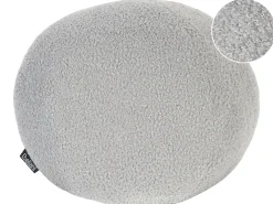 Cuscino decorativo SALVIA Bouclé 30 x 30 cm Grigio Tinta unita