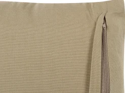 Cuscino decorativo SENECIO Cotone 45 x 45 cm Beige Trama geometrica