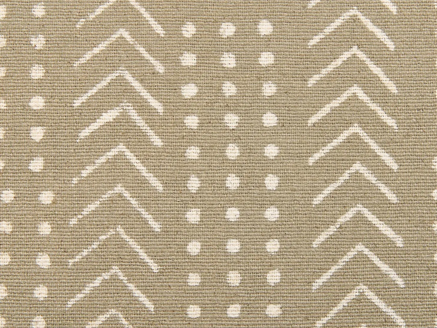 Cuscino decorativo SENECIO Cotone 45 x 45 cm Beige Trama geometrica