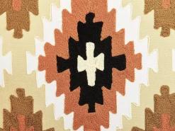 Cuscino decorativo SERAMPORE Cotone 50 x 50 cm Multicolore Trama geometrica