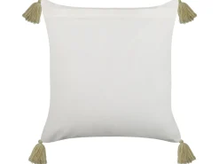 Cuscino decorativo SYRINGA Cotone 45 x 45 cm Verde Trama geometrica