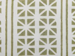 Cuscino decorativo SYRINGA Cotone 45 x 45 cm Verde Trama geometrica