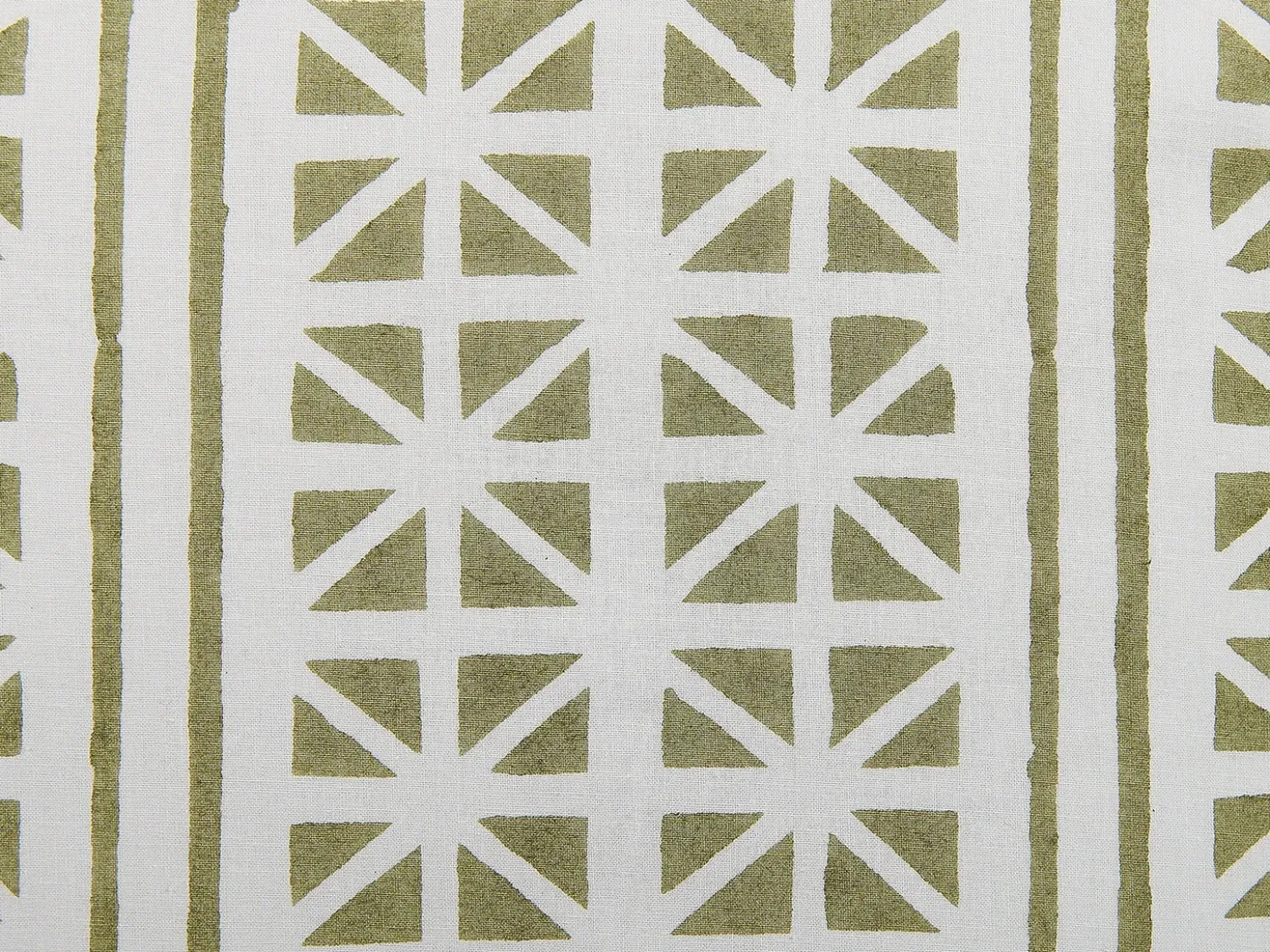Cuscino decorativo SYRINGA Cotone 45 x 45 cm Verde Trama geometrica