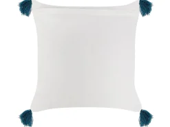 Cuscino decorativo TILIA Cotone 45 x 45 cm Blu Trama geometrica