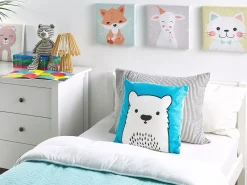 Cuscino decorativo WARANASI Cotone 45 x 45 cm Blu