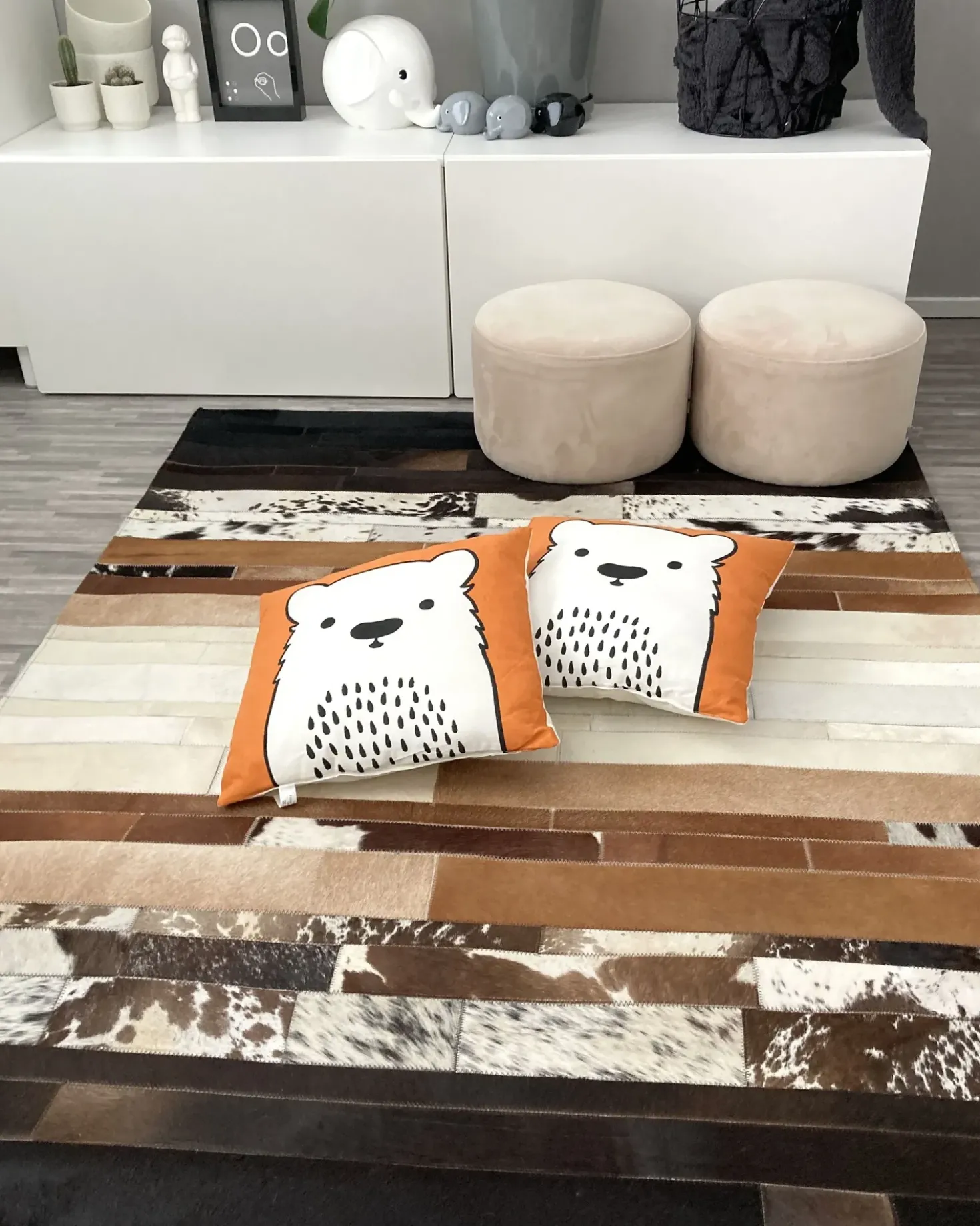 Cuscino decorativo WARANASI Cotone 45 x 45 cm Arancione